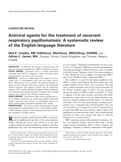 Antiviral agents for the treatment of recurrent