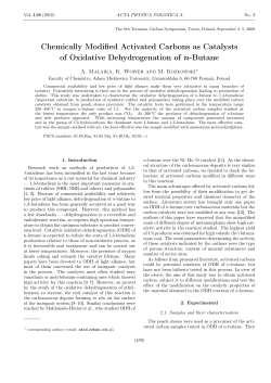 Chemically Modified Activated Carbons as Catalysts of Oxidative