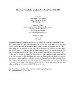 The Floor Area Ratio Gradient