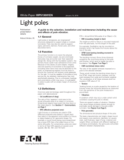 Light Poles White Paper
