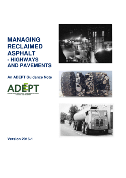 Road Materials Containing Tar