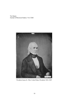 the polk-stockton intrigue. austin:the universtiy