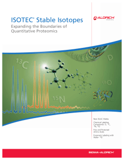 ISOTEC Stable Isotopes - Sigma