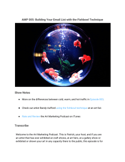 Download﻿﻿﻿ ﻿PDF - The Art Marketing Podcast