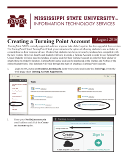 Creating a Turning Point Account