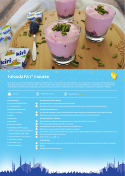 Falooda Kiri mousse.indd