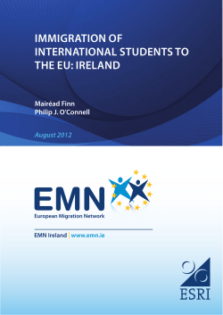 Immigration of International Students to the EU: Ireland