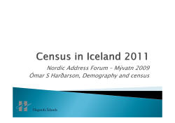 Census in Iceland 2011