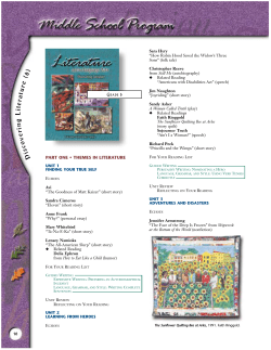 D isco ve rin g L ite ra tu re (6 )