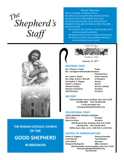 Shepherd`s Staff - Good Shepherd RC Church