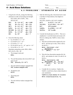 4 Acid Base Solutions