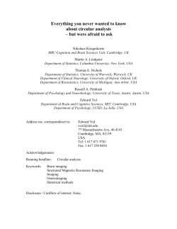 Everything you never wanted to know about circular analysis &ndash; but