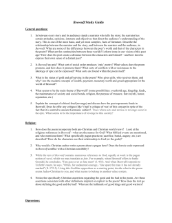Beowulf Study Guide