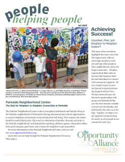 Achieving Success! - Opportunity Alliance