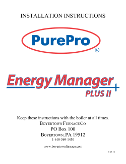 Energy Manager Plus II Manual
