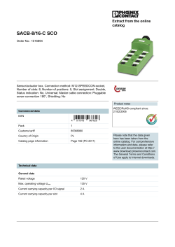 SACB-8/16-C SCO - Electrocomponents