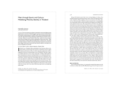 Mien through Sports and Culture: Mobilizing Minority Identity