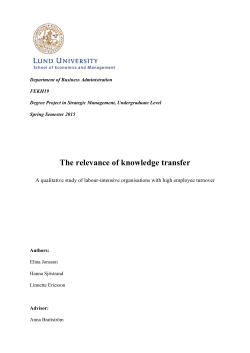 Open Access - Lund University Publications