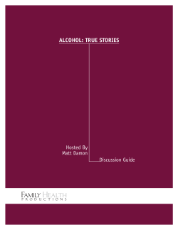 ALCOHOL: TRUE STORIES