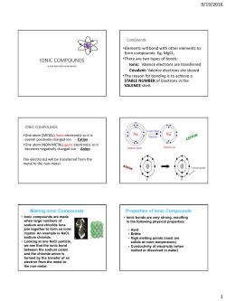 ionic compounds