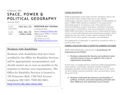 AU15-Geog 3600-Coleman - The Ohio State University