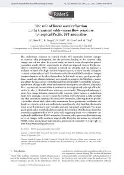 The role of linear wave refraction in the transient eddymean flow
