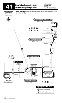 Route 41 - Riverside Transit Agency