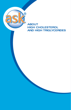 about high cholesterol and high triglycerides