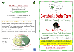 Butcher`s Shop - Flower Farm Shop