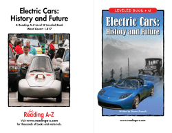 Electric Cars: