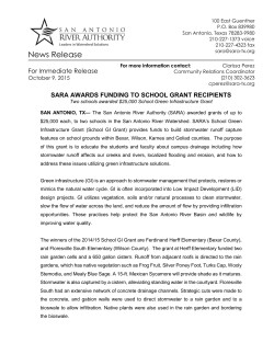 News Release - San Antonio River Authority