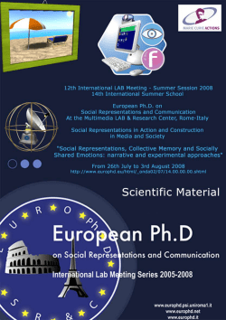 Paez Liu CollWar 61 - European Doctorate on Social