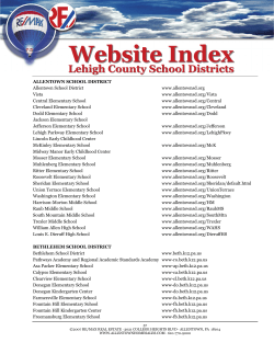 ALLENTOWN SCHOOL DISTRICT