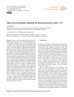 Open-source modular solutions for flexural isostasy