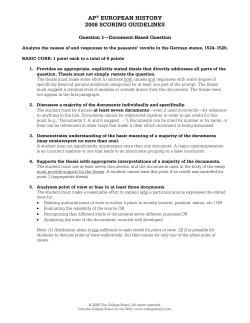 ap&reg; european history 2008 scoring guidelines - AP Central