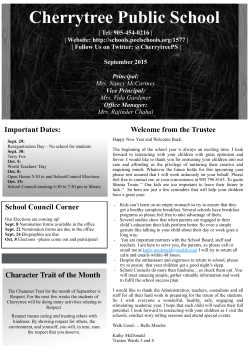 Cherrytree Newsletter - 1. Sept - Pages