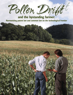 Pollen Drift and the Bystanding Farmer