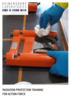 Radiation Protection Training for Action Force