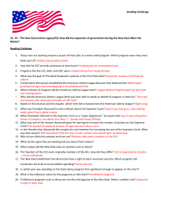 Ch. 33 &ndash; The New Deal and Its Legacy/EQ