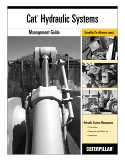 Cat Hydraulic Systems Management Guide