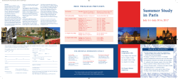 2017 ESA Paris Brochure - European Studies Association