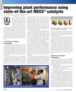 Improving Performance with MECS Catalyst