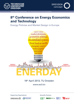 8th Conference on Energy Economics and Technology