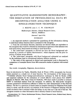 Quantitative Radioisotope Renography: The