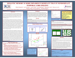 SEMANTIC MEMORY IS MORE IMPAIRED IN DOMINANT THAN IN