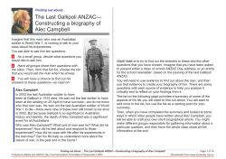 acrobat file - ANZAC Day Commemoration Committee