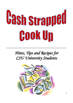 Cash Strapped Cook Up