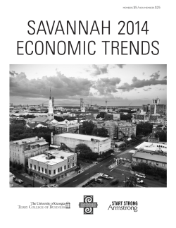 savannah 2014 economic trends - Savannah Area Chamber of