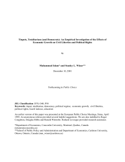 Tinpots, Totalitarians (and Democrats): An