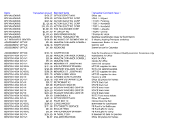 Visa Purchases - St. Joseph School District